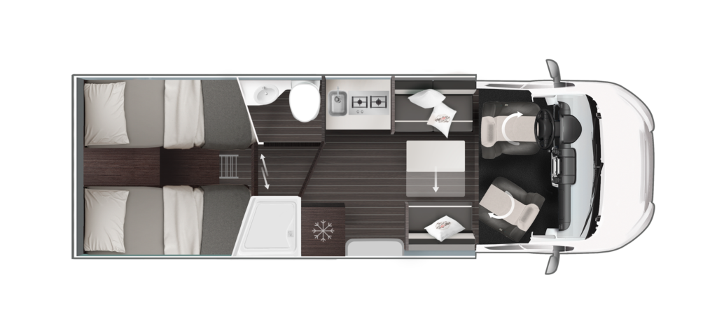 Zefiro 287 P Grundriss