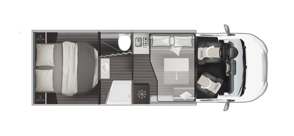 Zefiro 266 TL Grundriss